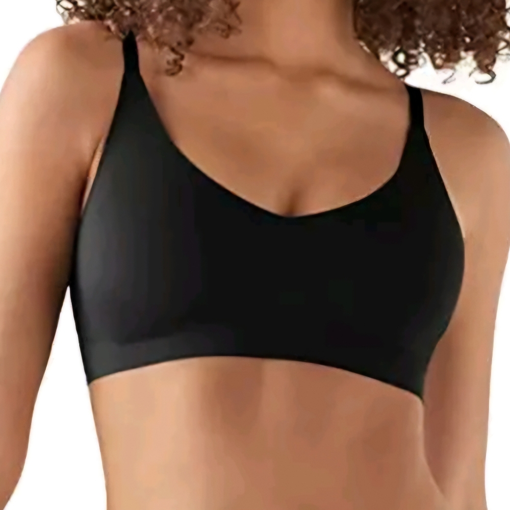 NEW Black True and Co Bra Size XS True Body Triangle/Convertible Straps